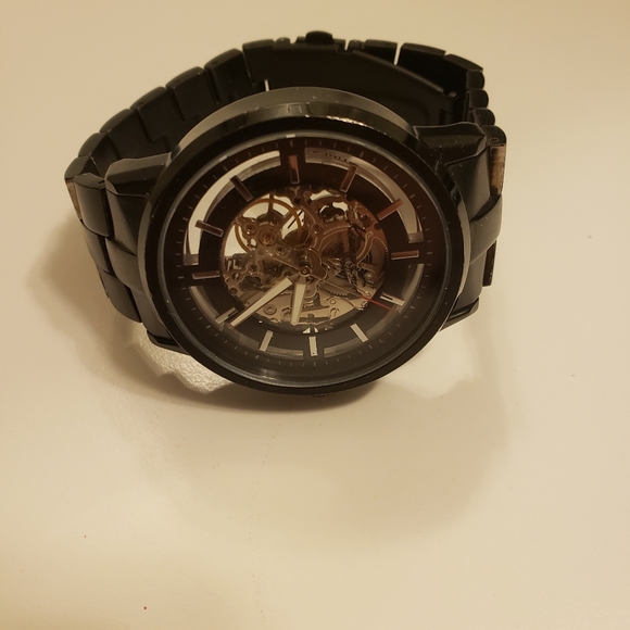 Men's Kenneth Cole Black Automatic Steel Watch KC3 - Picture 3 of 3